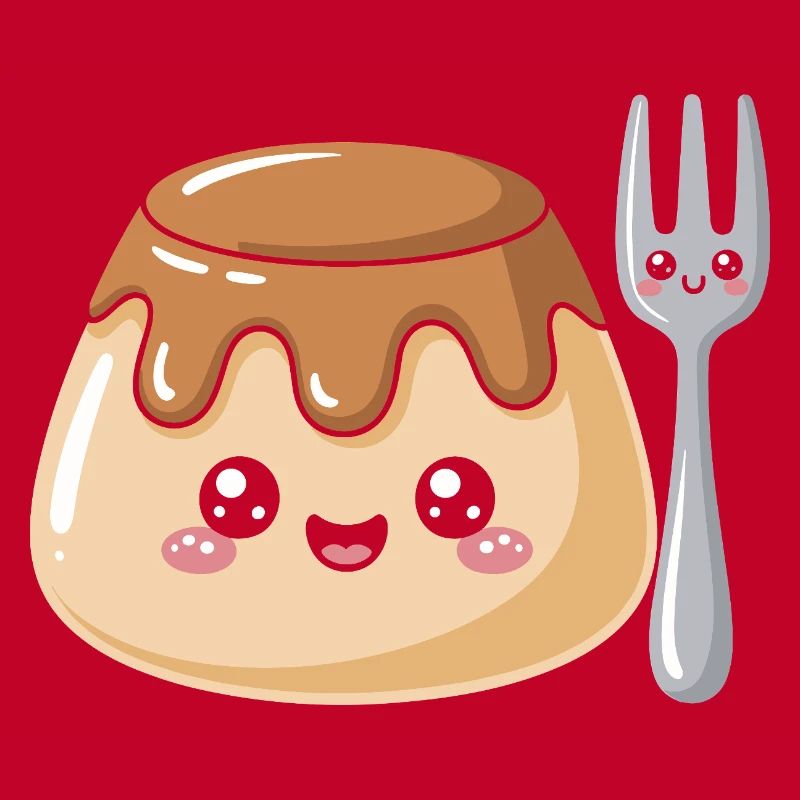 Pudding Mit Gabel