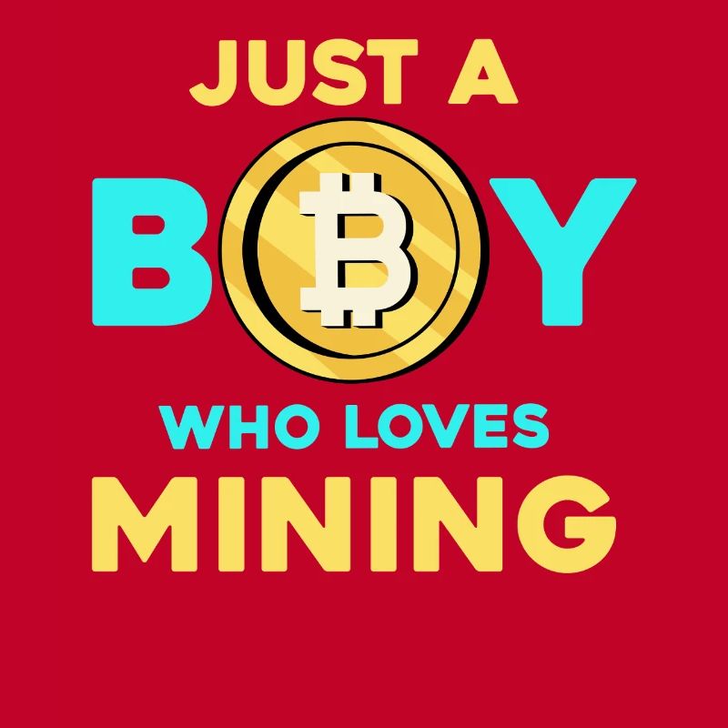 Krypto Mining Junge – Bitcoin Leidenschaft
