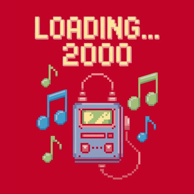 Retro Pixel Design – Loading 2000