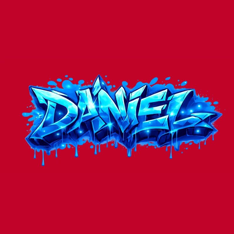 Graffiti DANIEL Name Geschenk Ideal druckbar