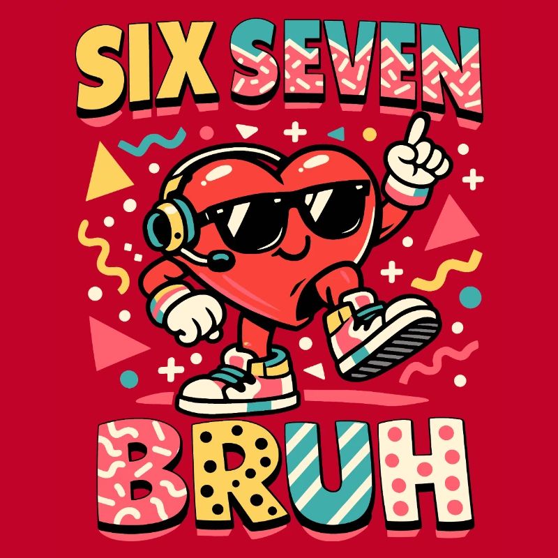 67 Six Seven Meme Cool Valentinstag