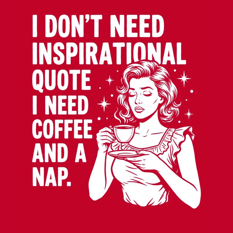 Echte Kaffeeliebe Nickerchen Statement