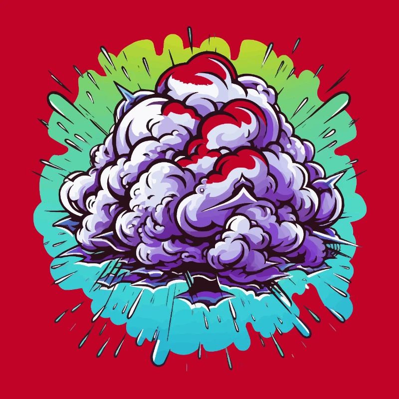 Explosion de la Boule de Brume Violette