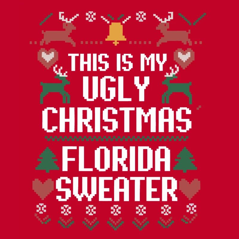 Pull de Noël laid de Floride