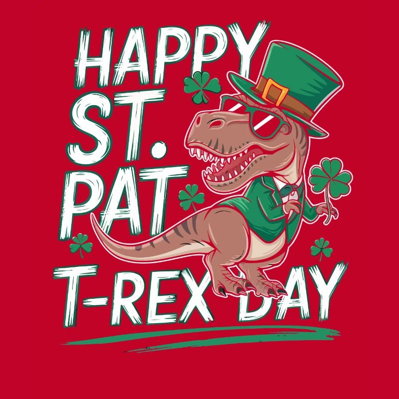 T-Rex pour la Saint-Patrick