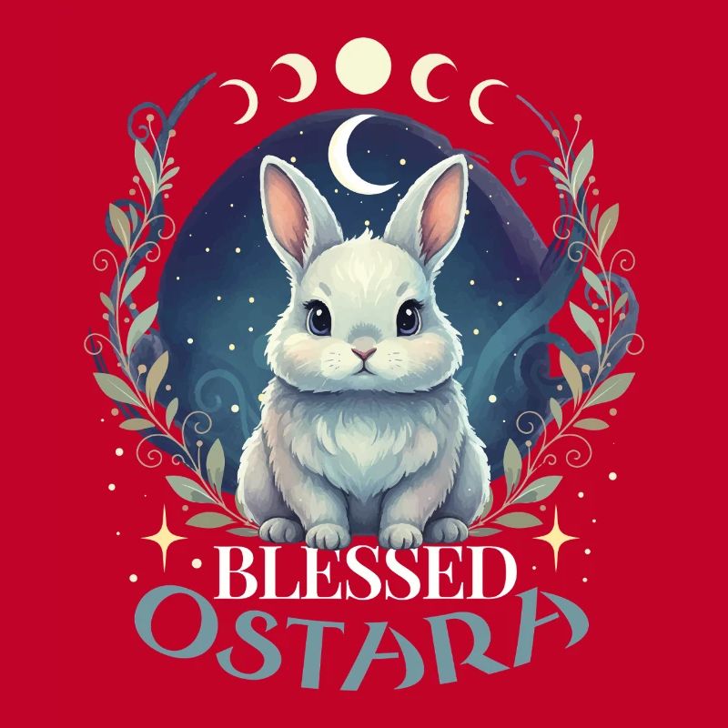 Happy Easter Ostara Rabbit