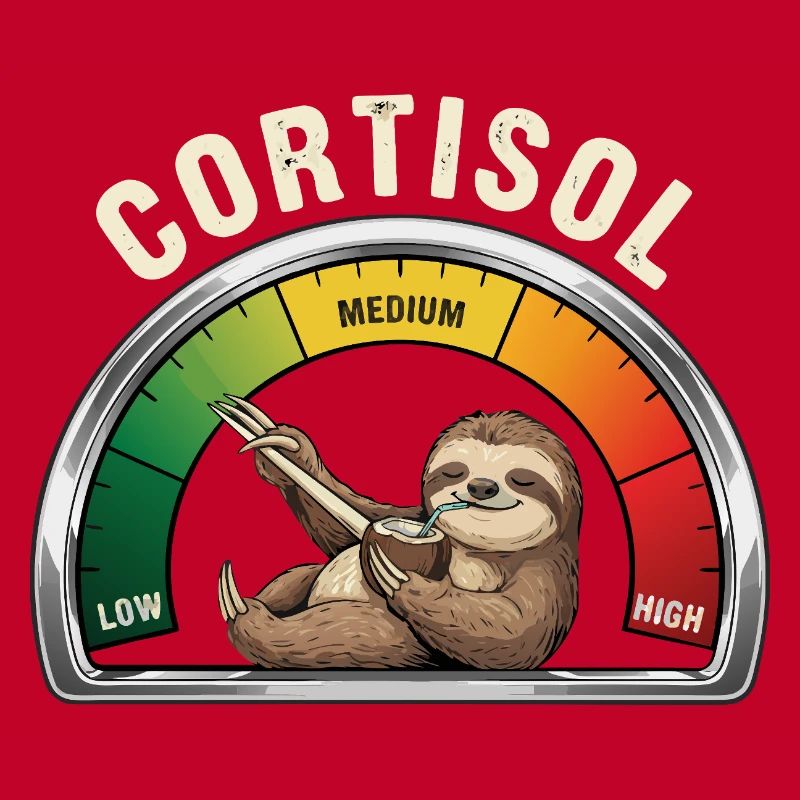 Faultier Cortisol Low Stress