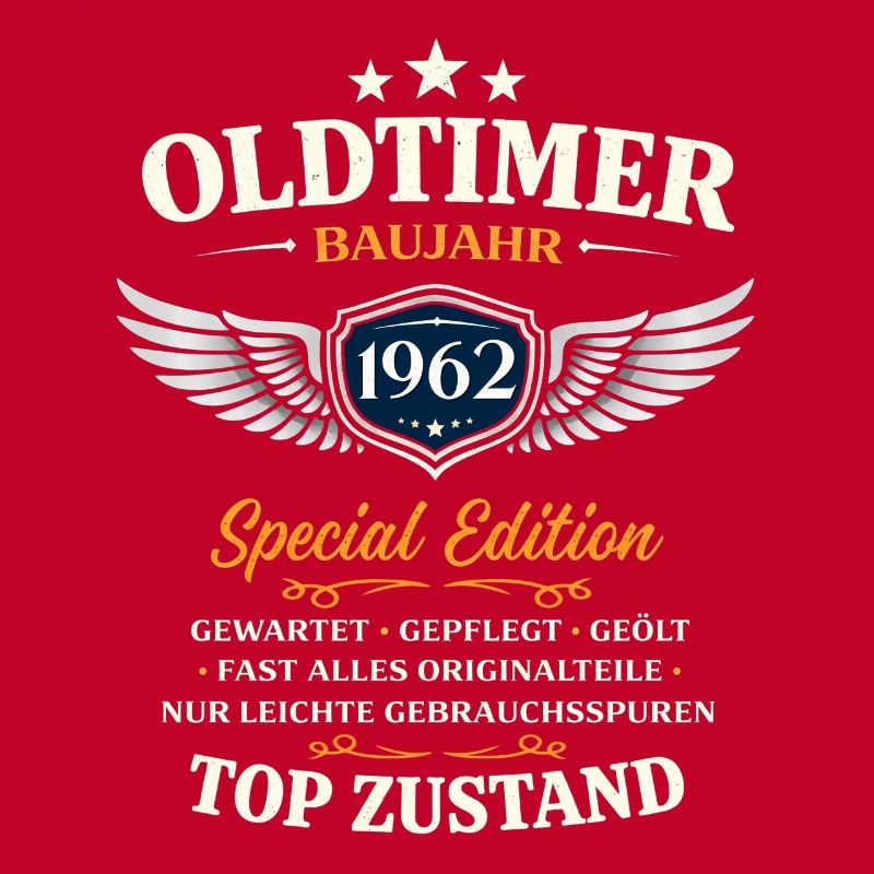64. Geburtstag Geschenk Mann Oldtimer Vintage 1962