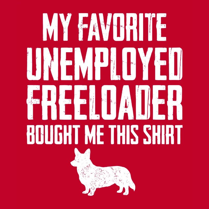 Funny Corgi Freeloader