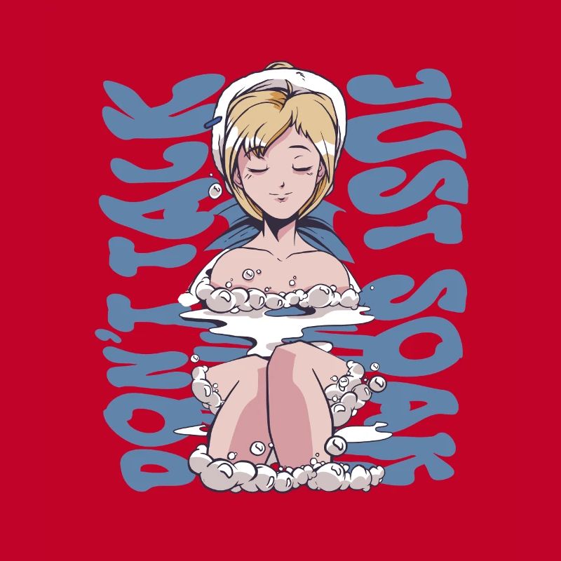 Onsen Hot Spring Bath Dont Talk Just Soak