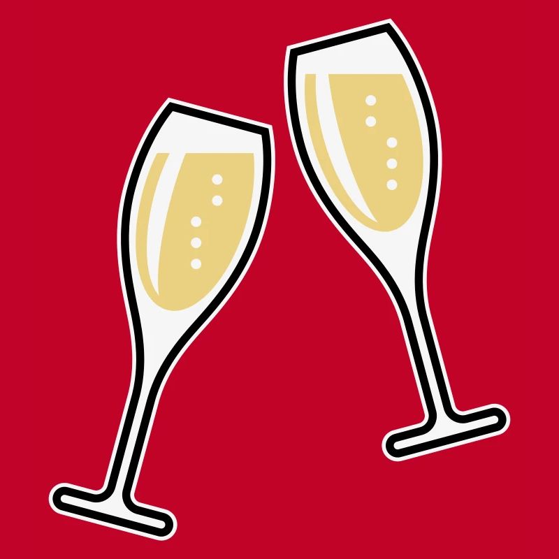 2 Sektgläser (Sekt / Oval / Zu / 3C)