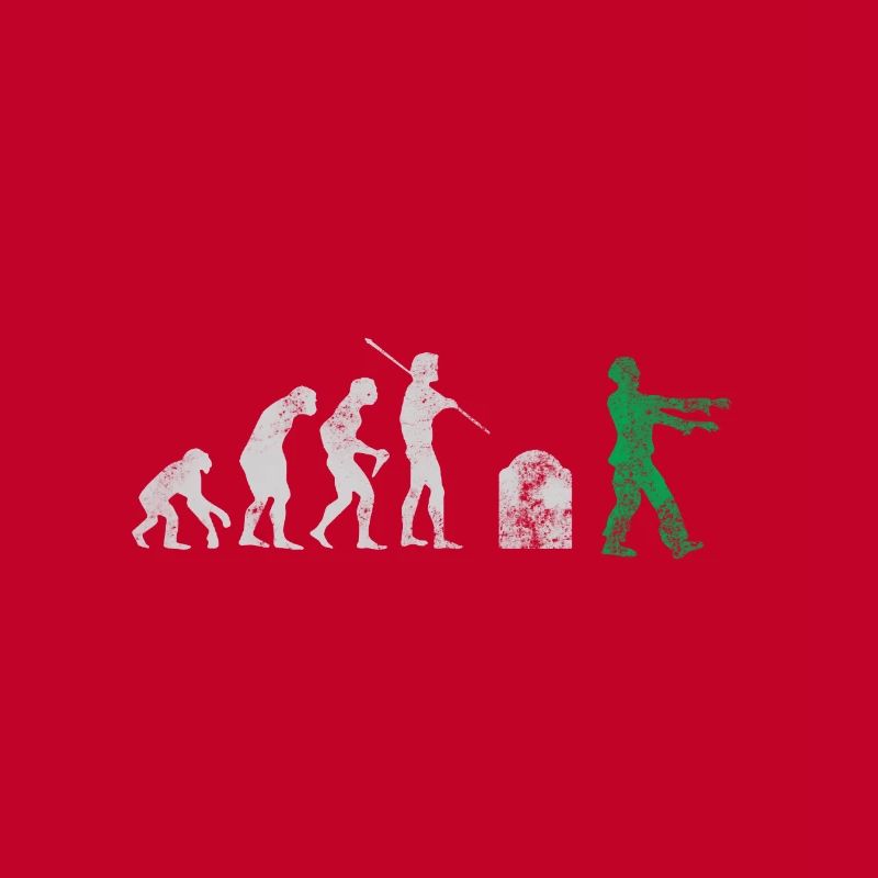 Evolution Zombies Halloween