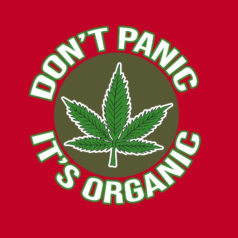Hanf Gras Cannabis Hanfblatt Spruch Motiv