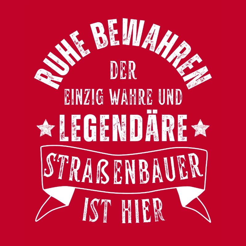 Legendärer Straßenbauer Beruf