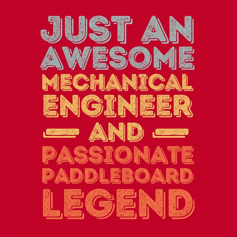 Mechanical Engineer Paddleboard retro