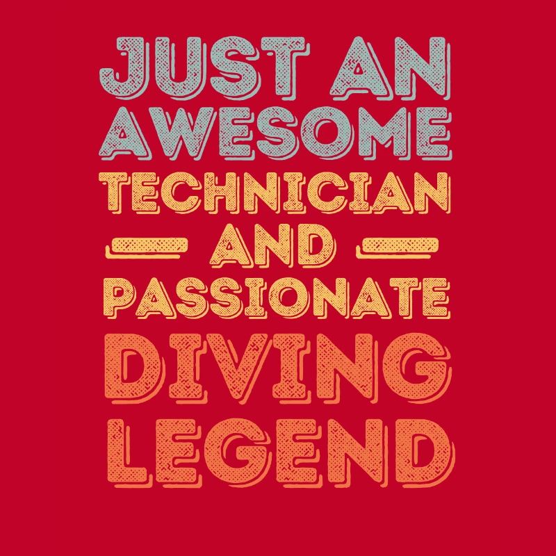 Technicians diving retro