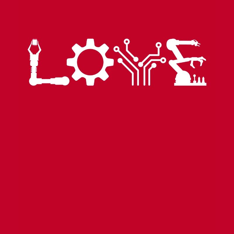 Robot Robotics Engineer Love