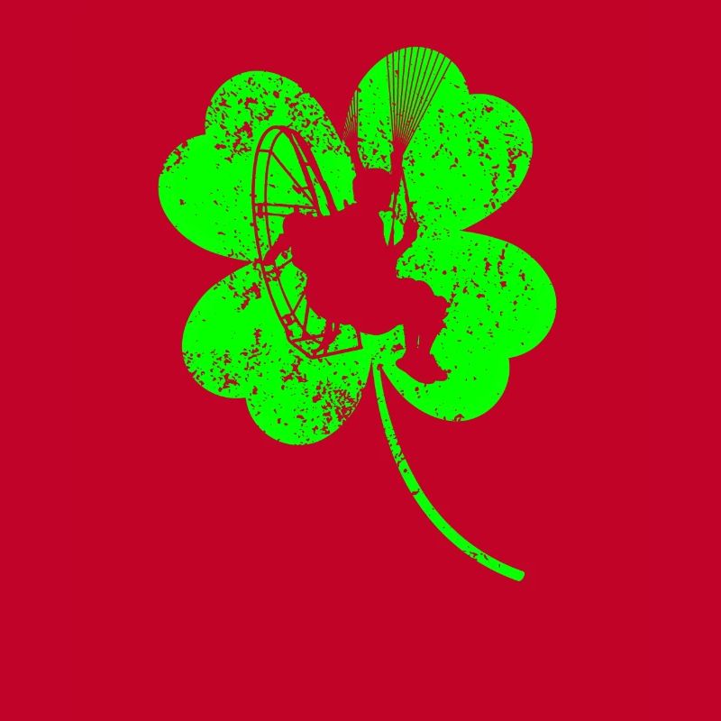 Paramotor St. Patrick's day shamrock