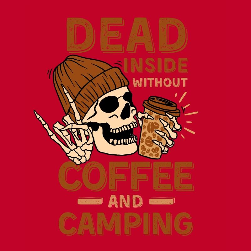 Coffee Camping skeleton