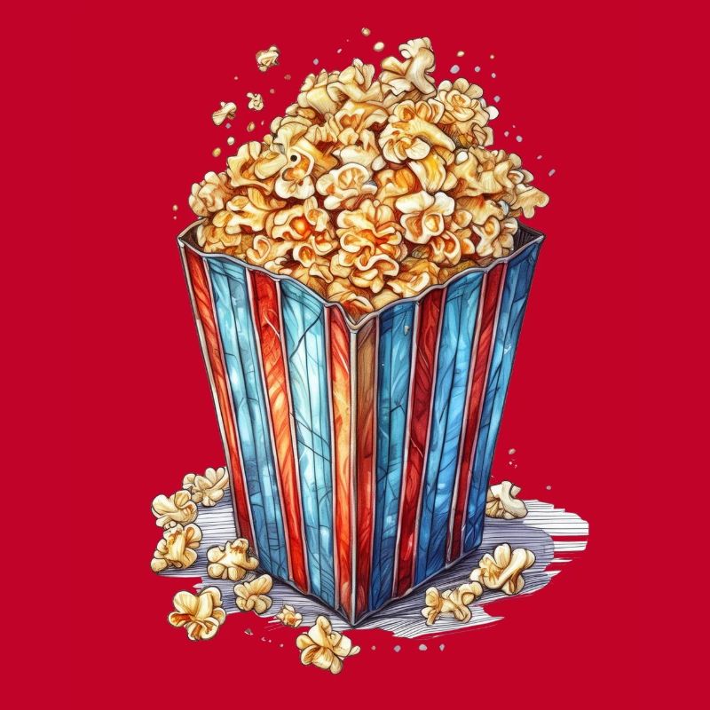 Eine Tüte Popcorn