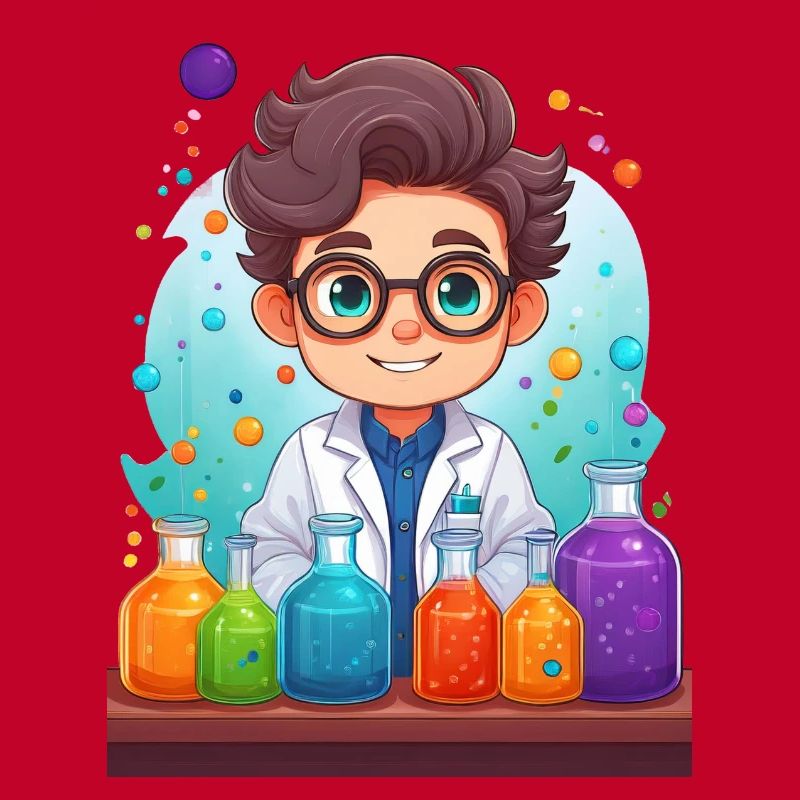 Chemist doing chemistry experiments in the laboratory
