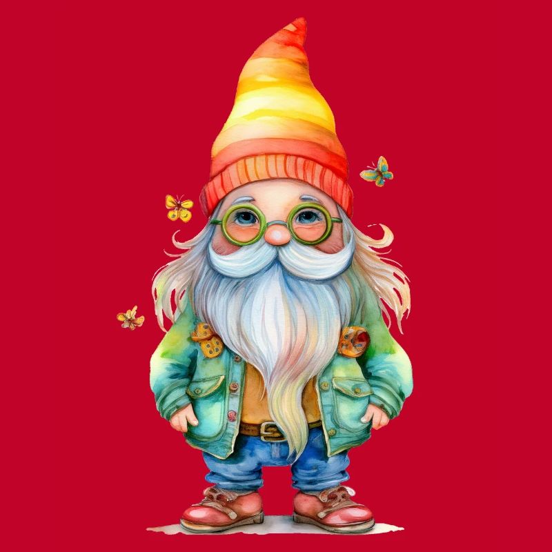 Hippie Gnom oder Zwerg