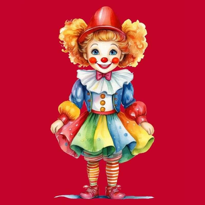 Karneval oder Fasching – Clown Kostüm