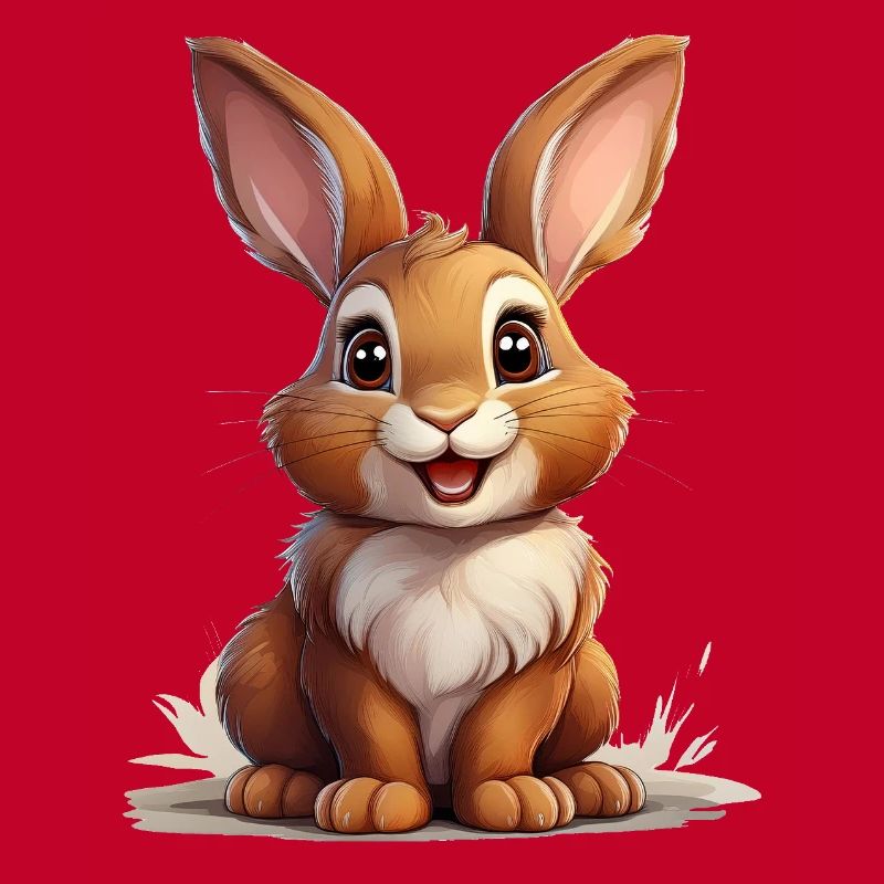 Niedlicher Hase oder süßes Kaninchen