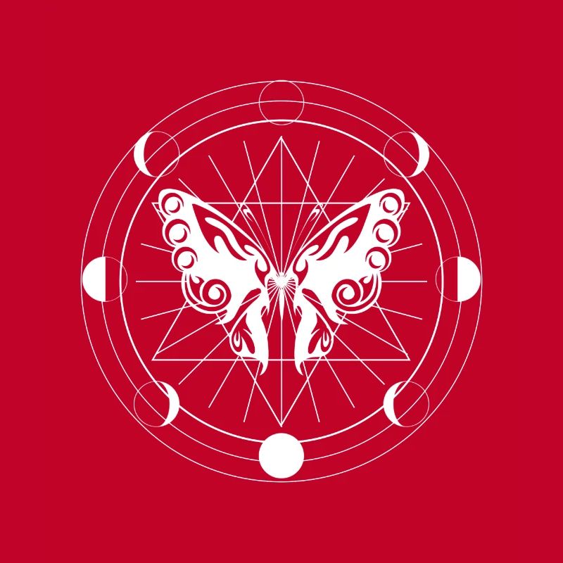 Blackcraft moon phase moth