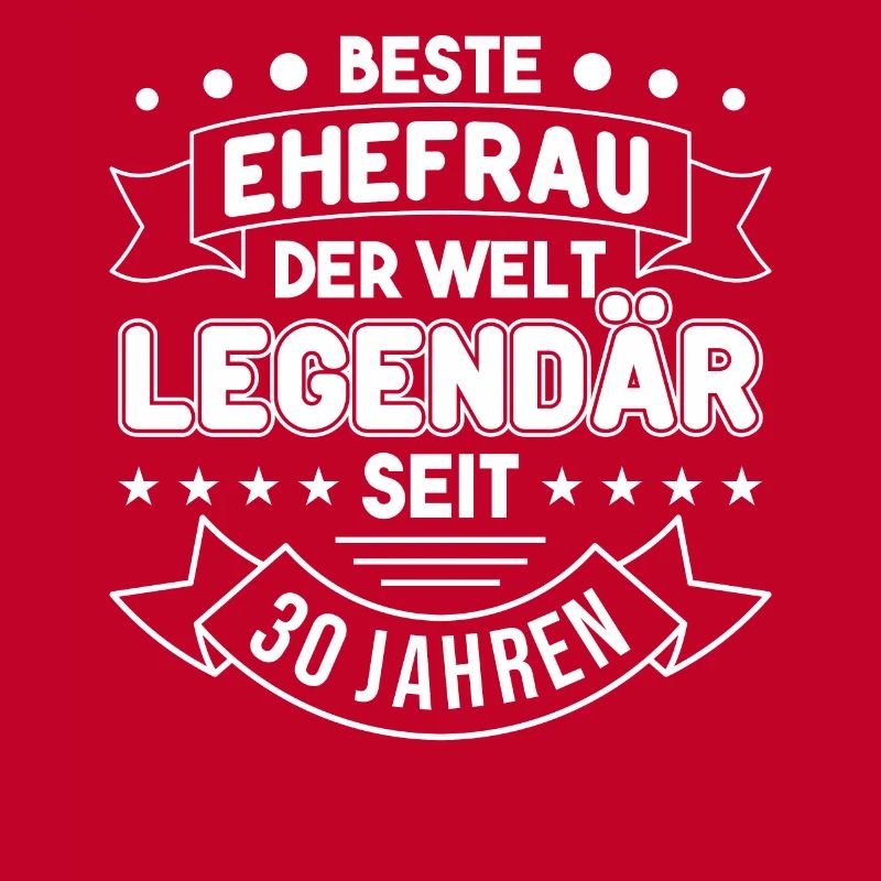 30 Jahre Ehe Ehefrau Perlenhochzeit Geschenk