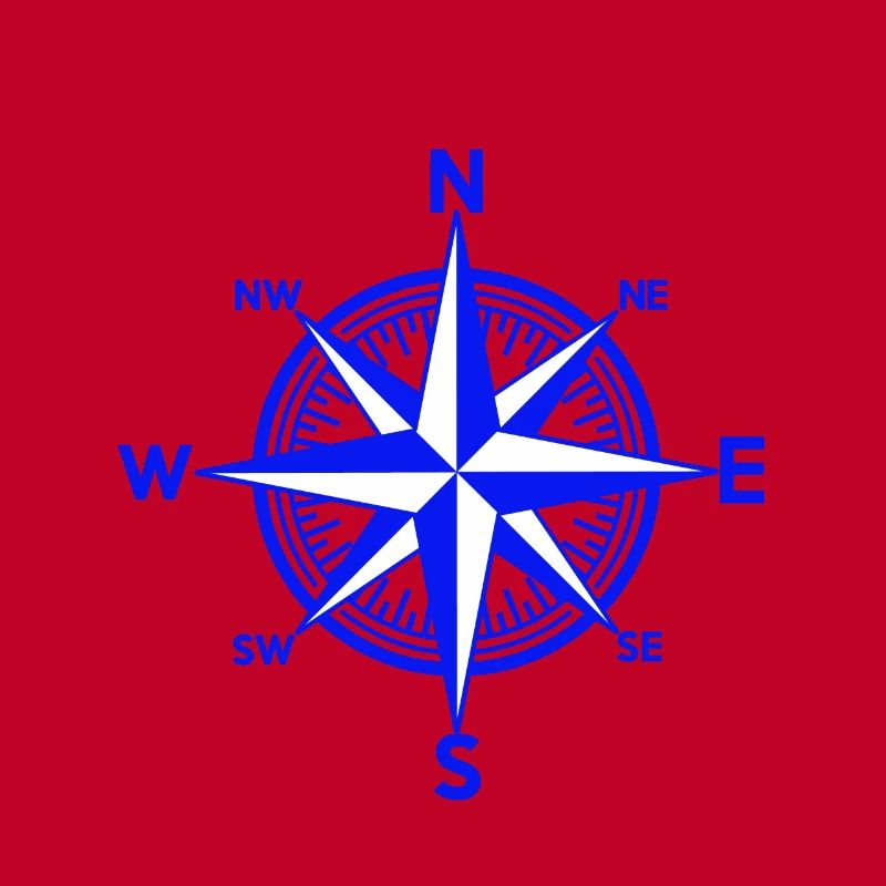 Nautik Windrose Seefahrt Schiff Navigation Maritim