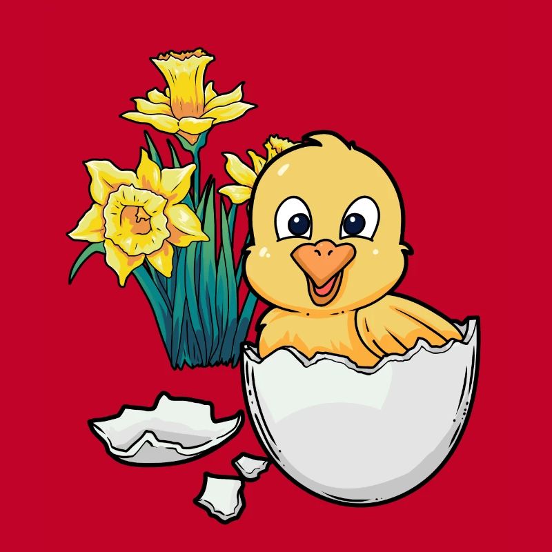 Joyeux Easter Chicks Easter Egg Kids Bébé Chick Egg Egg