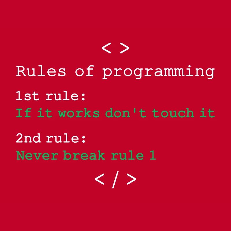 Règles de programmation