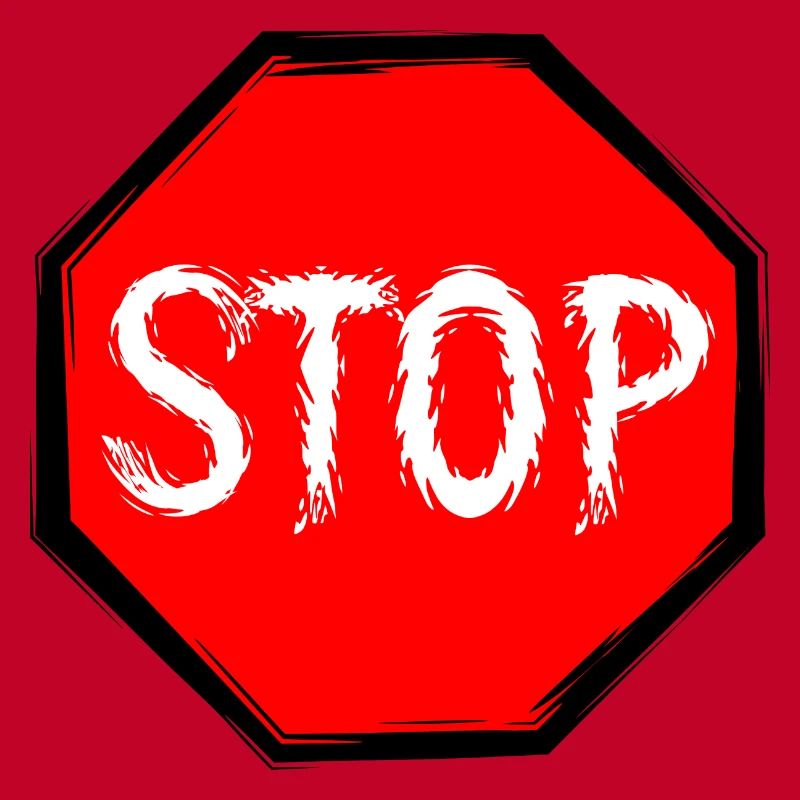 Stop shield vector