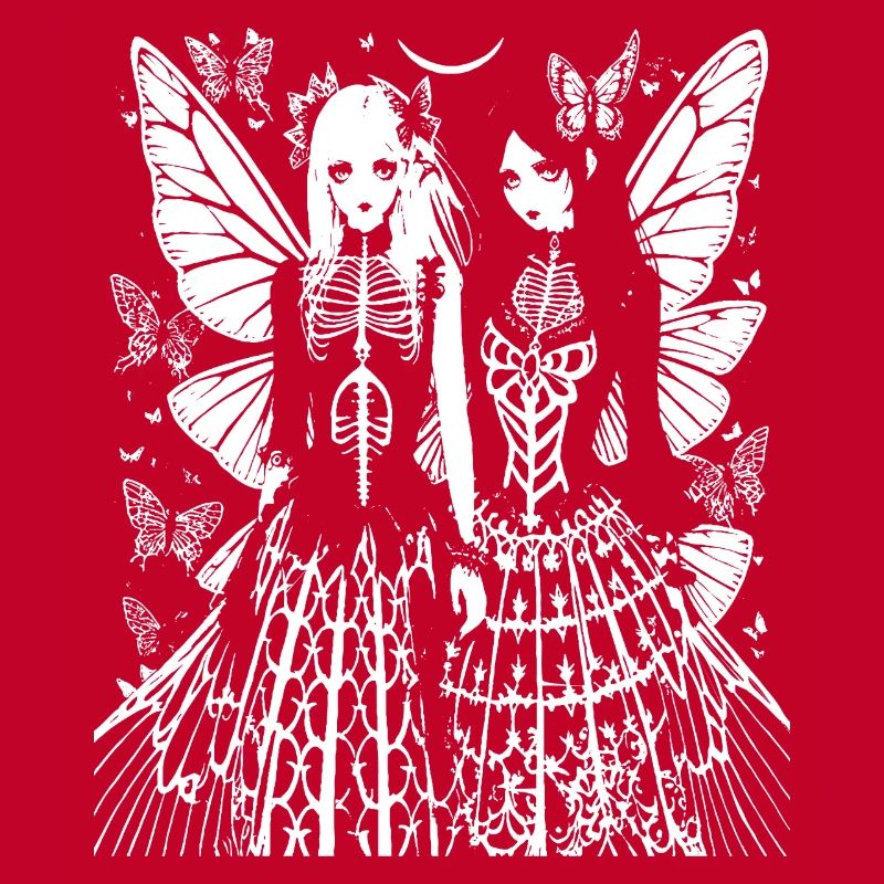 Fairycore Aesthetics Grunge Skeleton Fairy Goth G