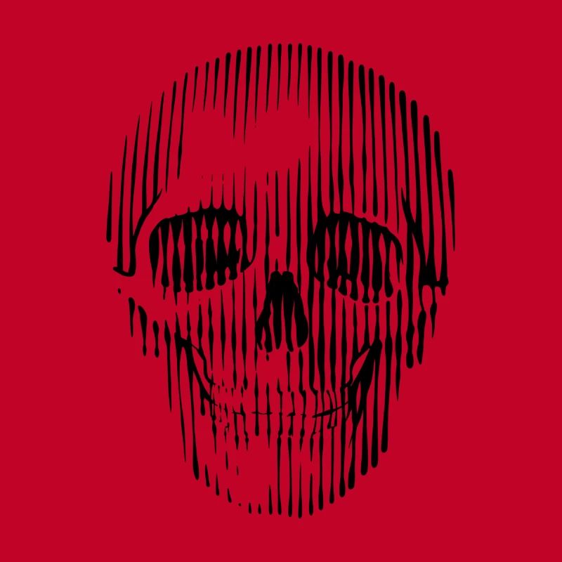 Skull graphic art
