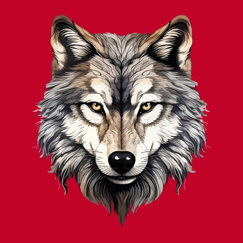 Wolf Wolf Head Wolves Wolf Pack Nature Motif Art