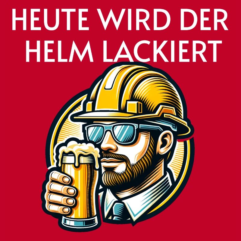 Bier - Heute wird der Helm lackiert Trinkspruch