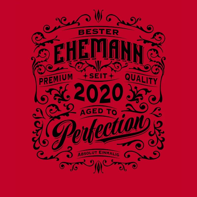 Bester Ehemann seit 2020, Retro, Hochzeitstag