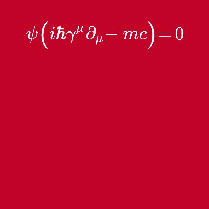 Équation de Dirac Quantique Relativiste Mathématique