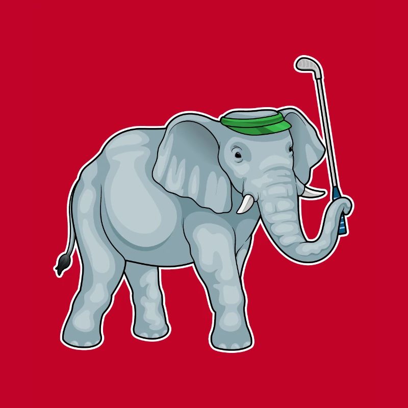 Elefant Golf Golfschläger