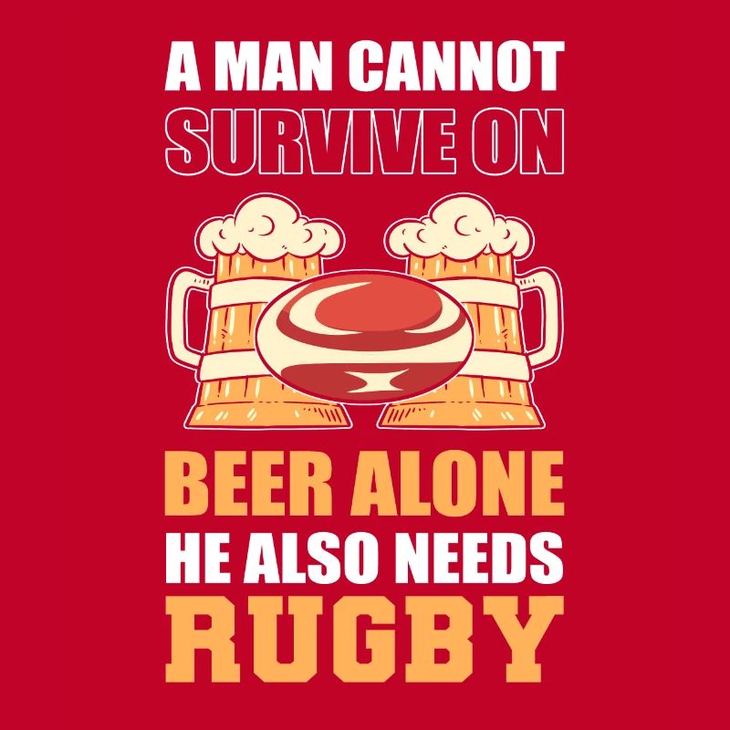 A Man Cannot Survive On Beer Alone He Also Needs