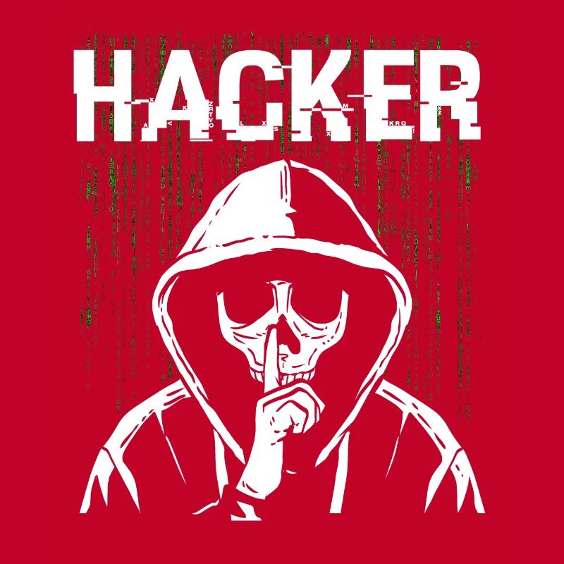 Hacker Skull Hacking Programmation Dark Net