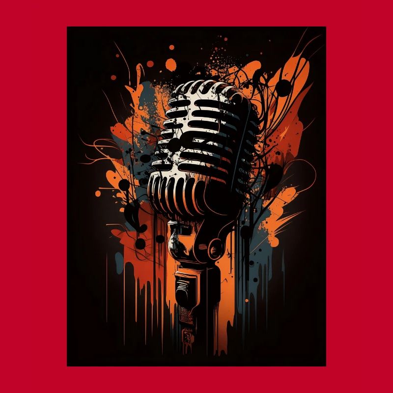Microphone abstrait