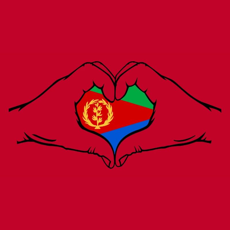 Eritrea Heart Shape