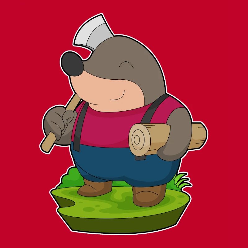 Mole Artisan Axe Tree Trunk