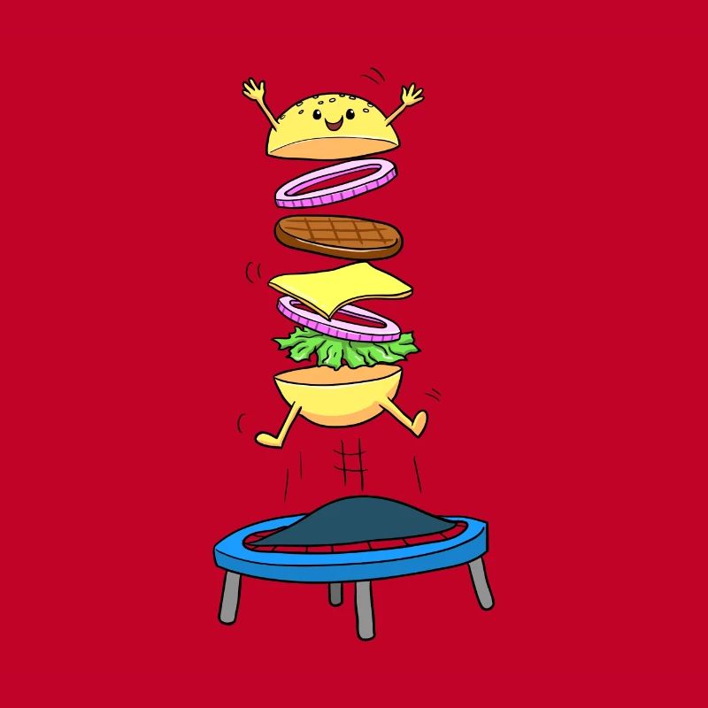Burger Hamburger Cheeseburger Saut d'obstacles