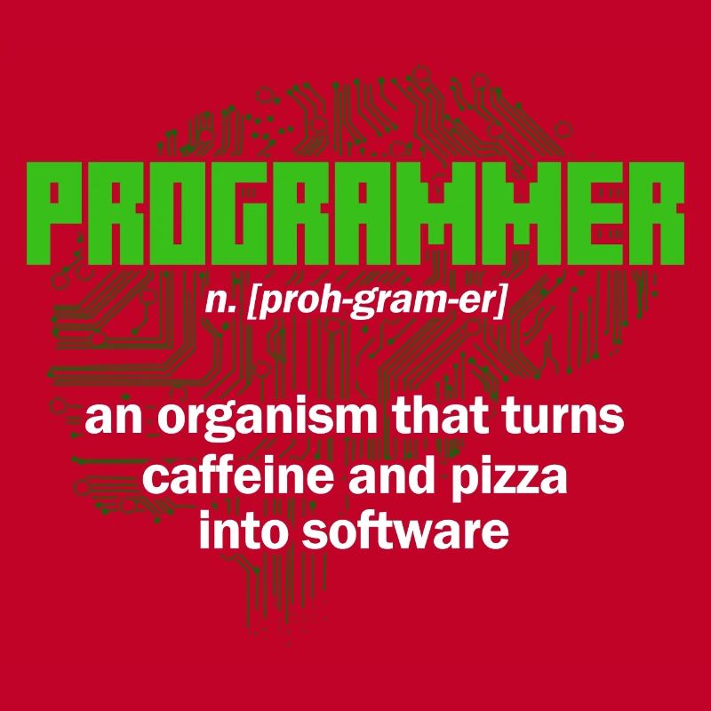 Turns caffeine and pizza into software Software-En