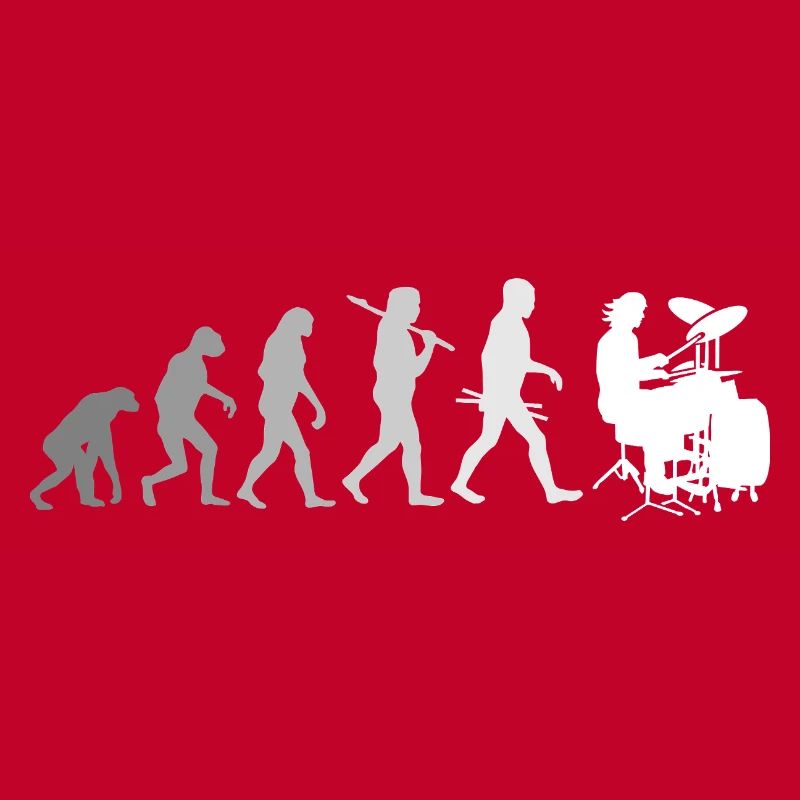 Evolution de la chemise Drums Drummer