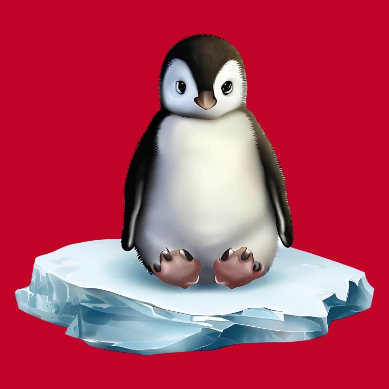 Pinguin auf einer Eisscholle